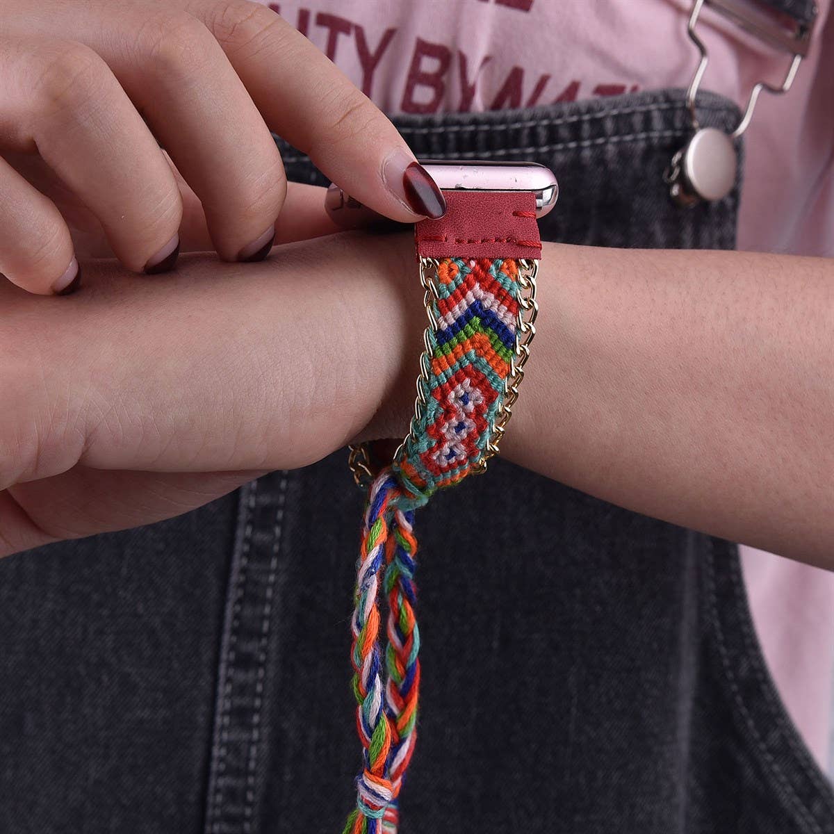 Boho-Chic Tribal Braided Replacement Band for Apple Watch