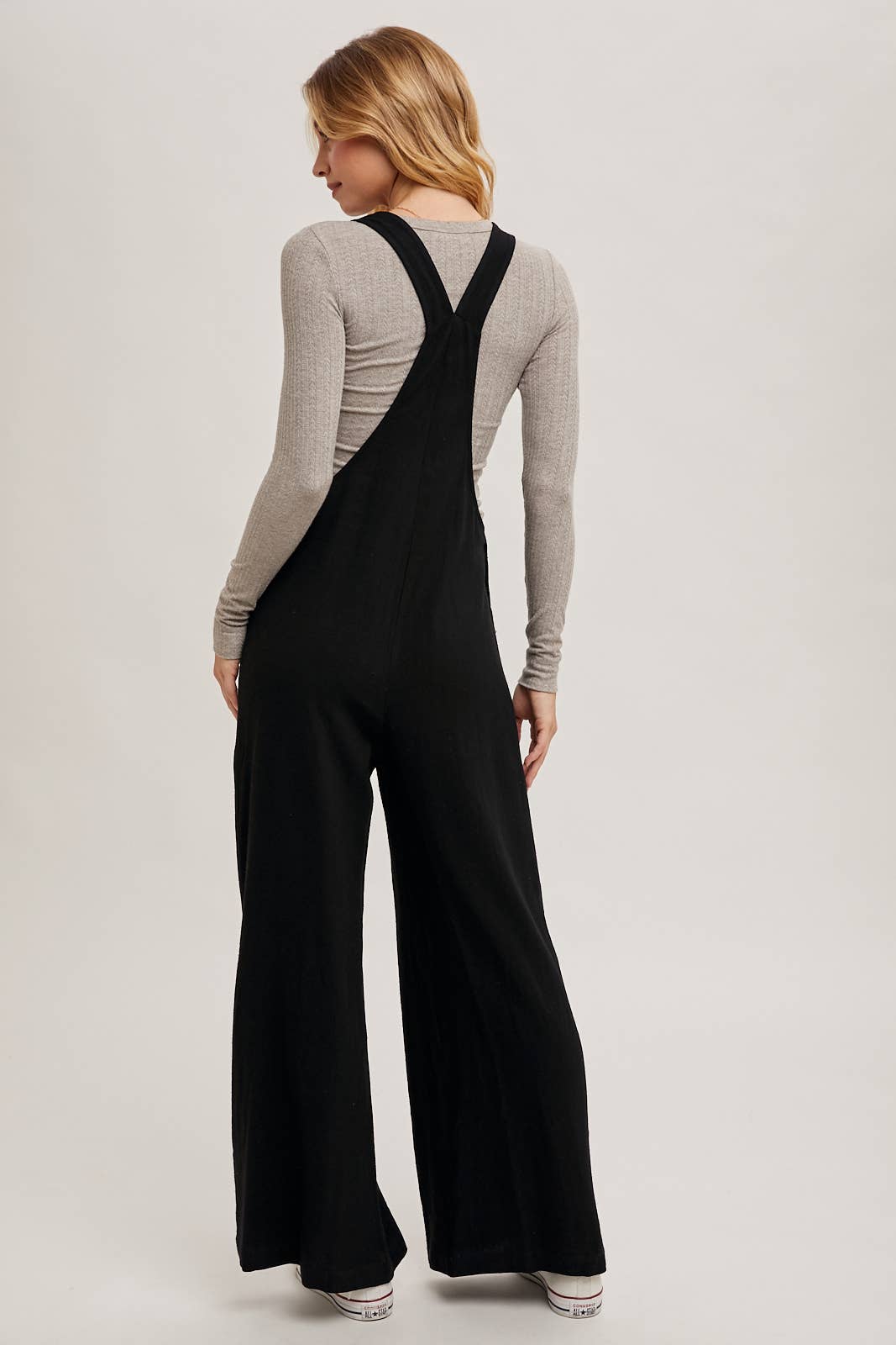 RELAXED WIDE LEG OVERALL JUMPSUIT