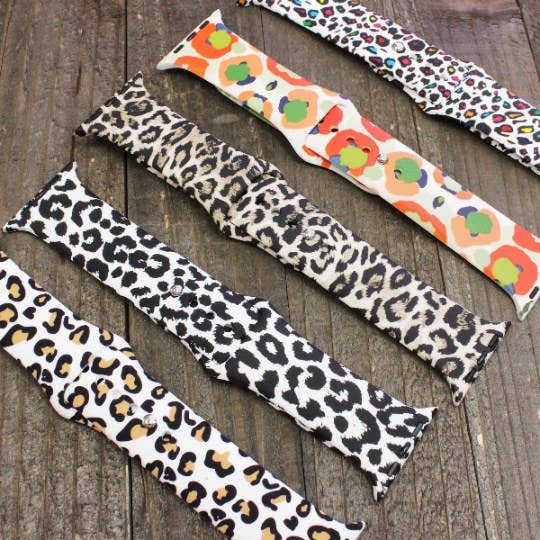 Animal Themed Printed Silicone Bands Apple Watch