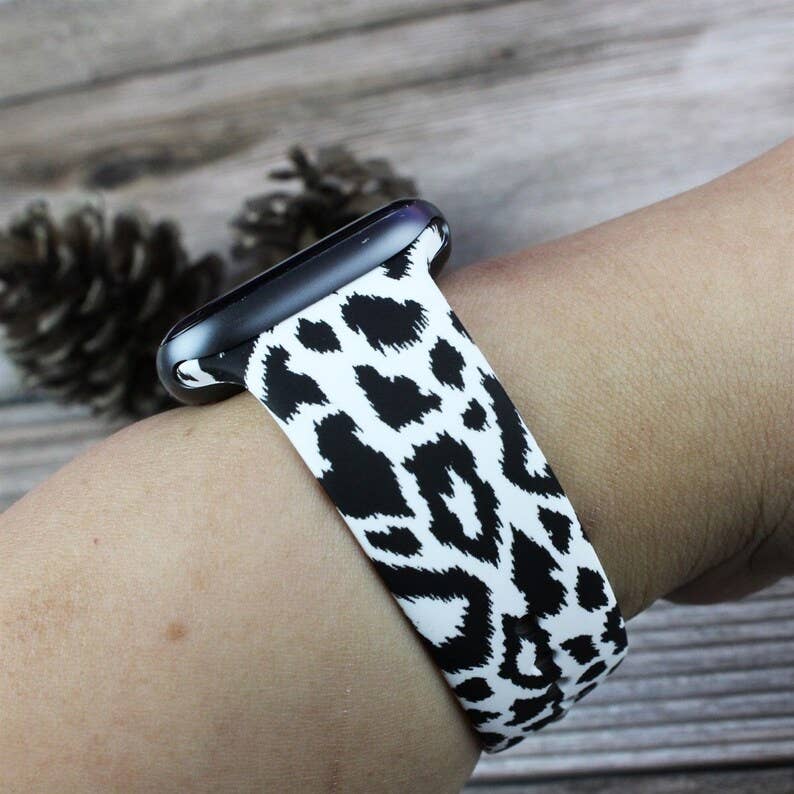 Animal Themed Printed Silicone Bands Apple Watch