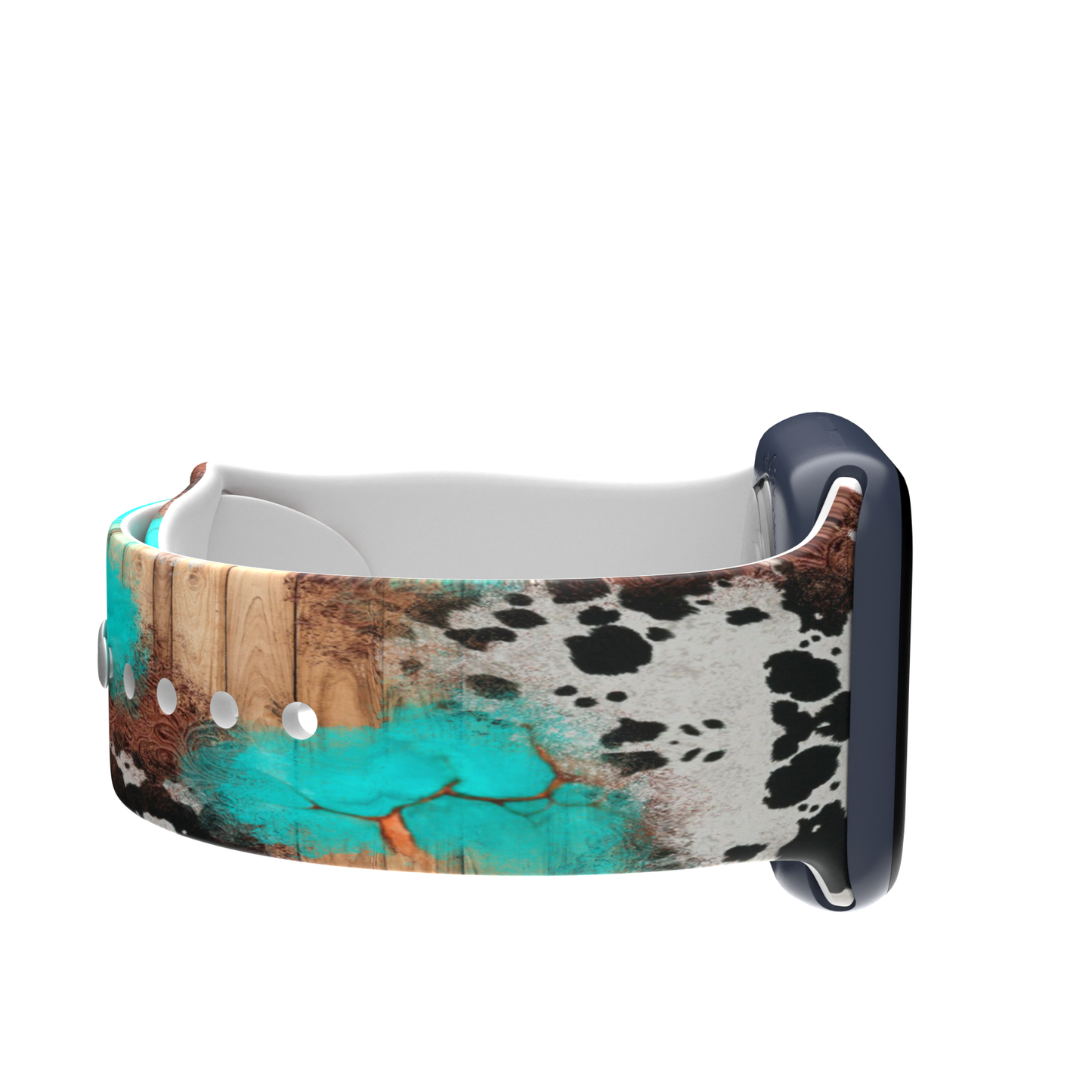 Western Silicone Apple Watch Silicone Band Cowboy Cow Boots