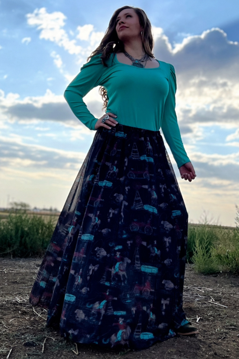 God's Country Maxi Skirt