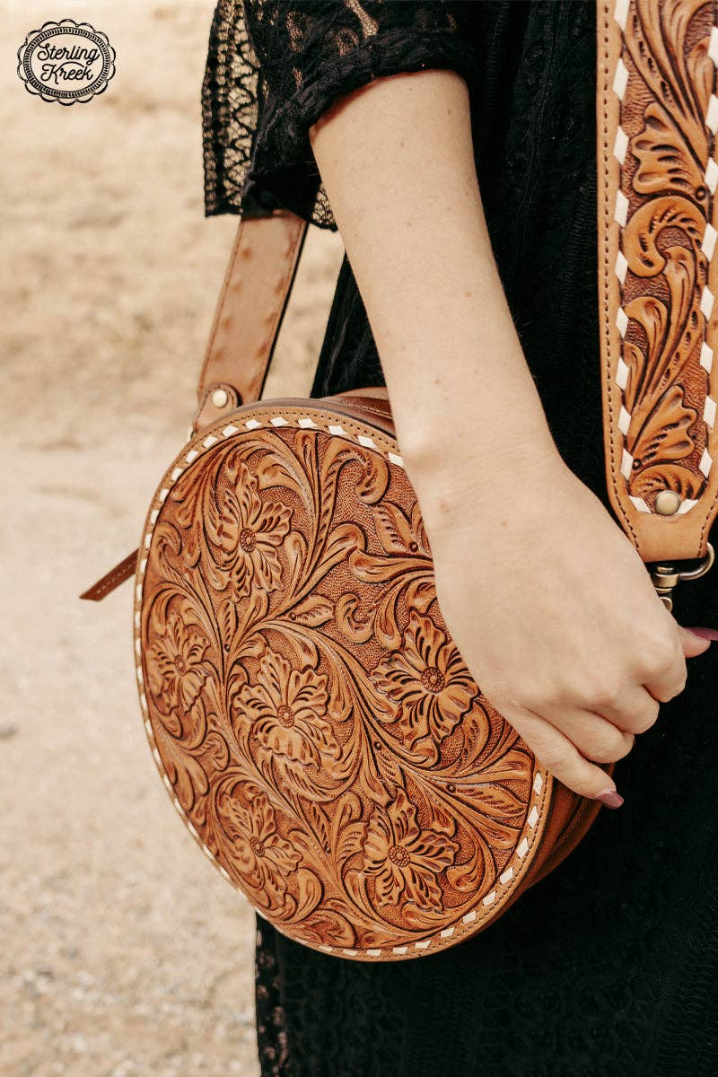 STOCKYARD TOOLED CANTEEN BAG