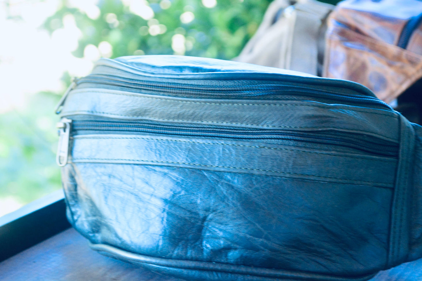 Cowhide Belt bag with soft genuine leather.