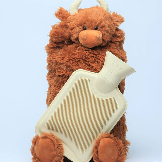 Highland Cow Hot Water Bottle Holder