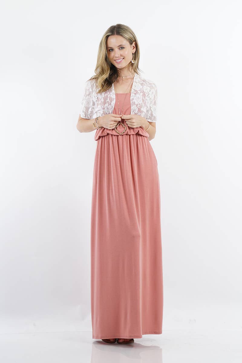 Lace Cover up for sleeveless outfits