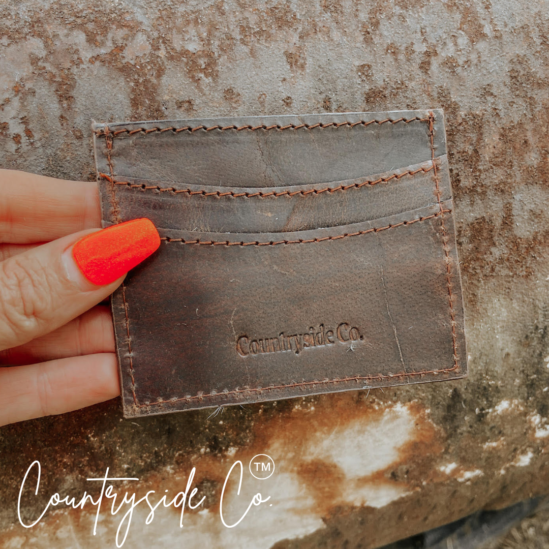 Cowhide Credit Card Holder