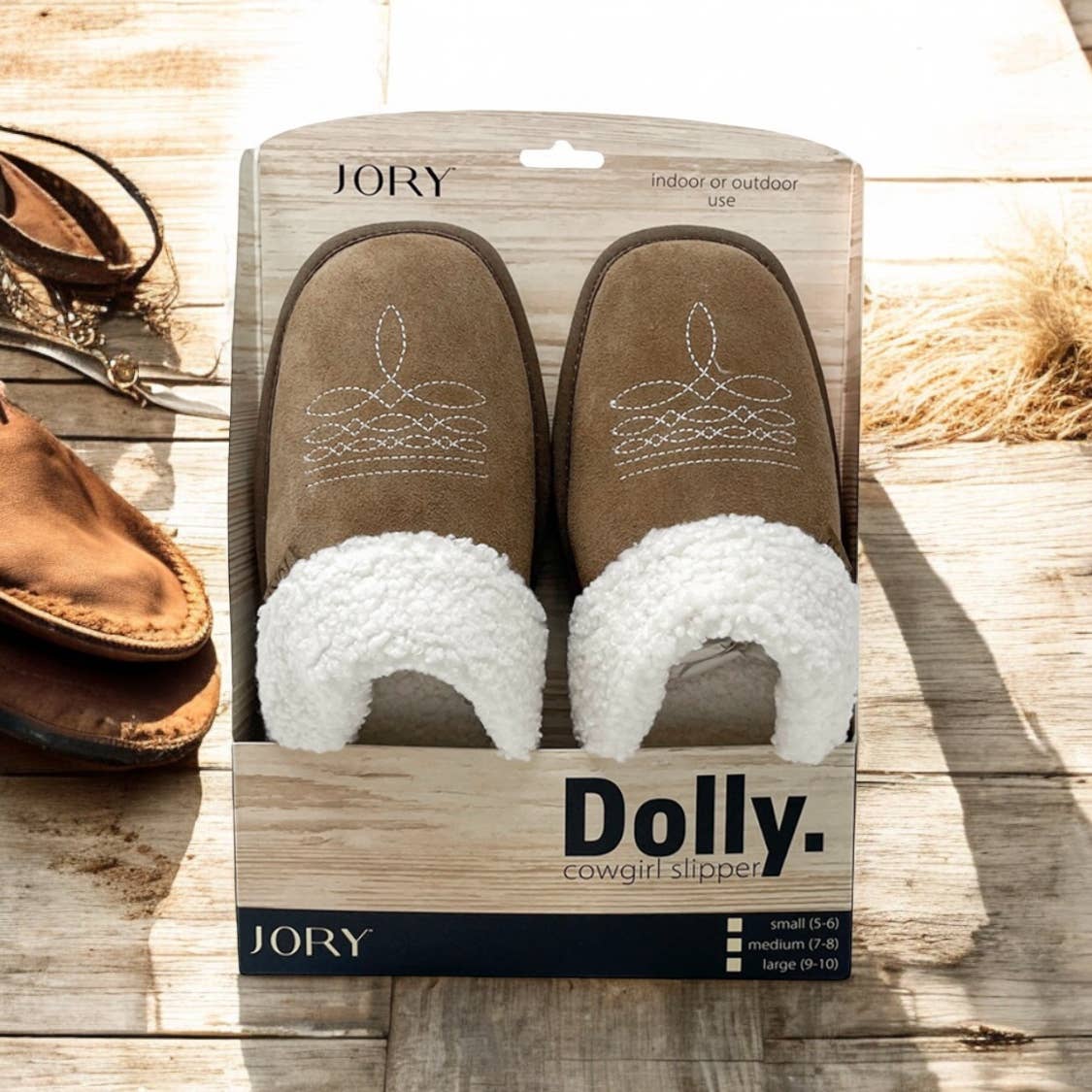 FALL BEST SELLER! Western Inspired Dolly Slippers | Fawn
