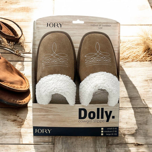 FALL BEST SELLER! Western Inspired Dolly Slippers | Fawn