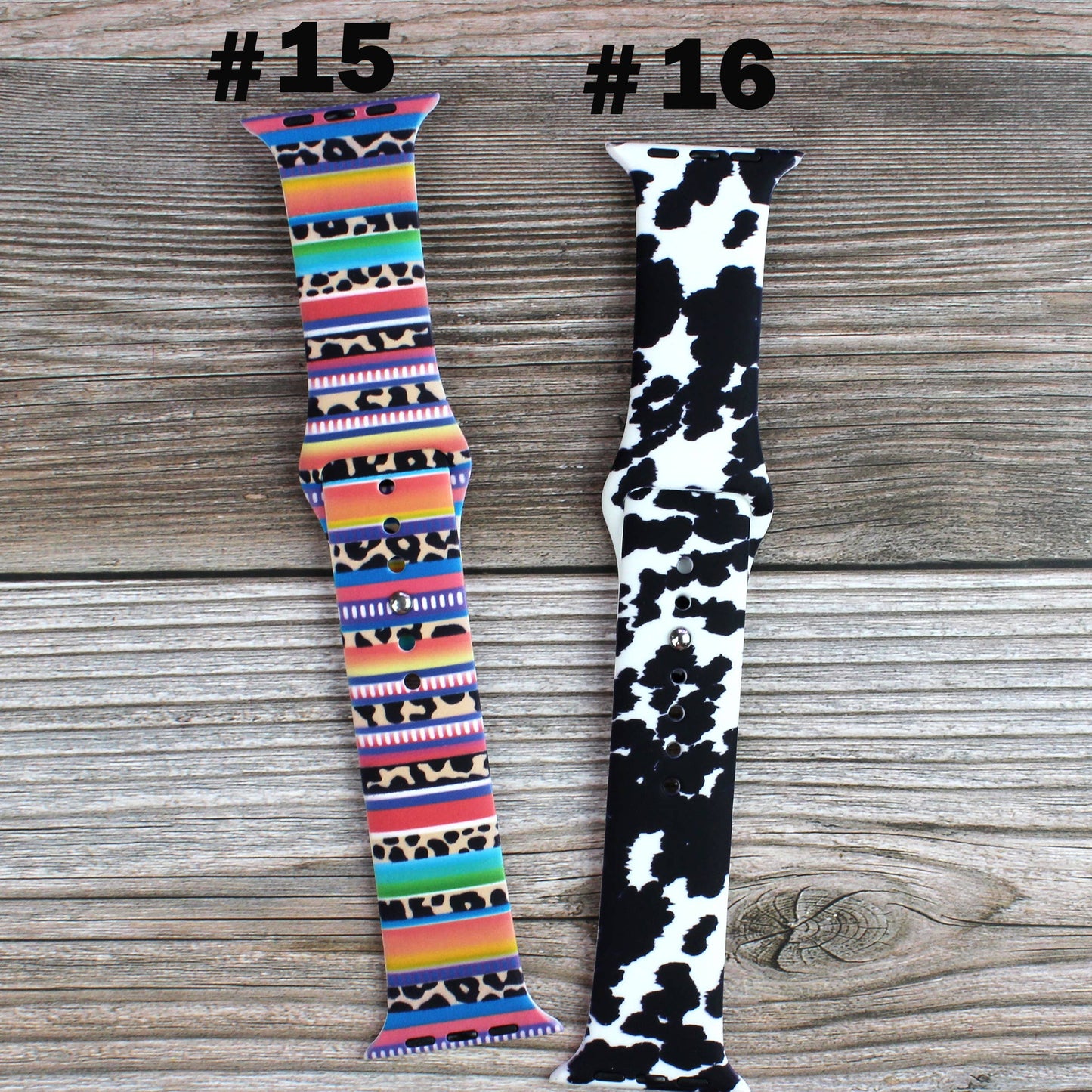 Animal Themed Printed Silicone Bands Apple Watch