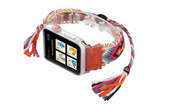 Boho-Chic Tribal Braided Replacement Band for Apple Watch