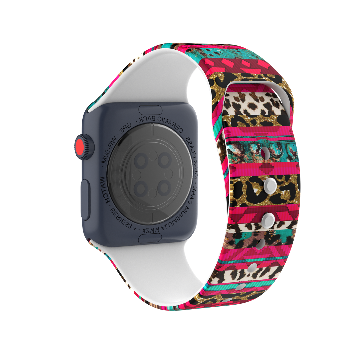 Western Silicone Apple Watch Silicone Band Cowboy Cow Boots